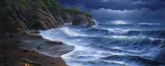 coast_sea_waves_moon_fire_art_46083_2560x1024